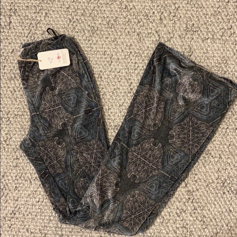 Velvet pants with matching top